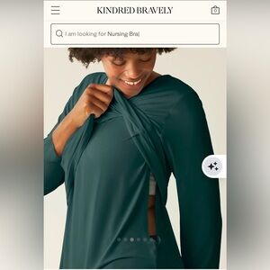 Bamboo Maternity & Nursing Long Sleeve T-shirt